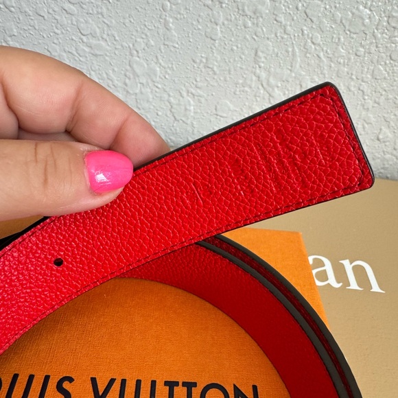 Louis Vuitton Iniatles Reversible Belt 85mm - Picture 6 of 7